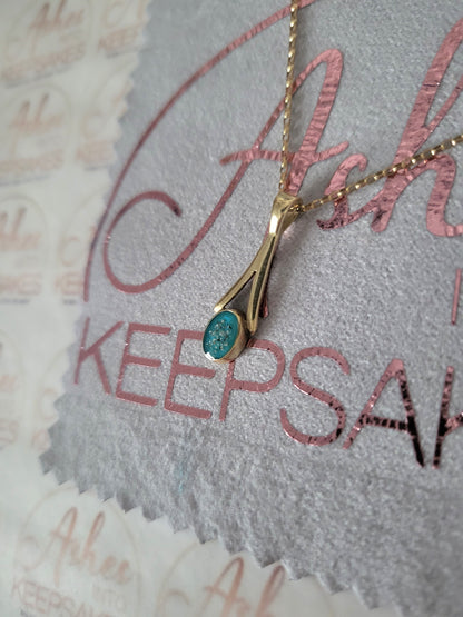 Gold Blossom Pendant