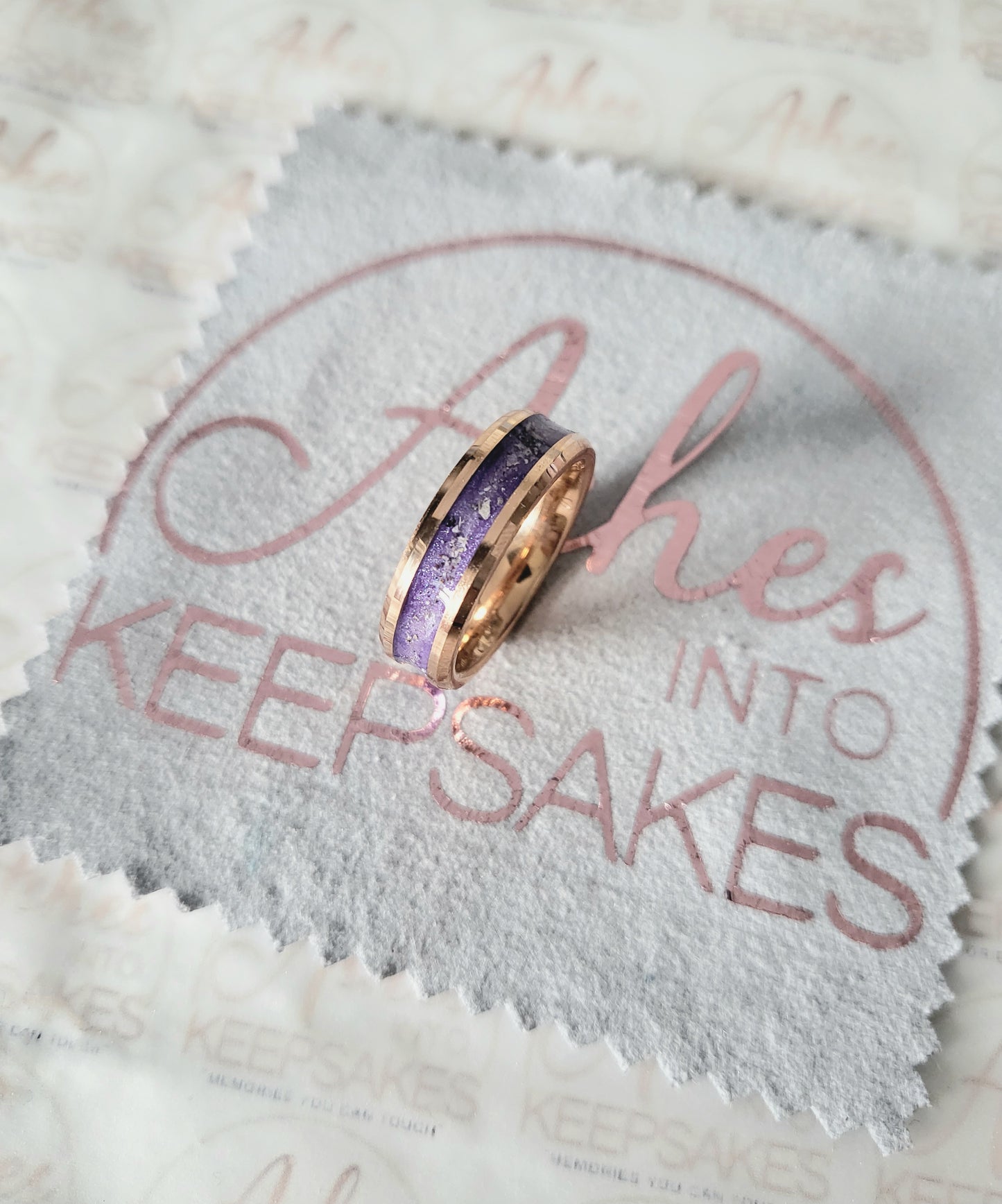 Rose Gold Channel Ring