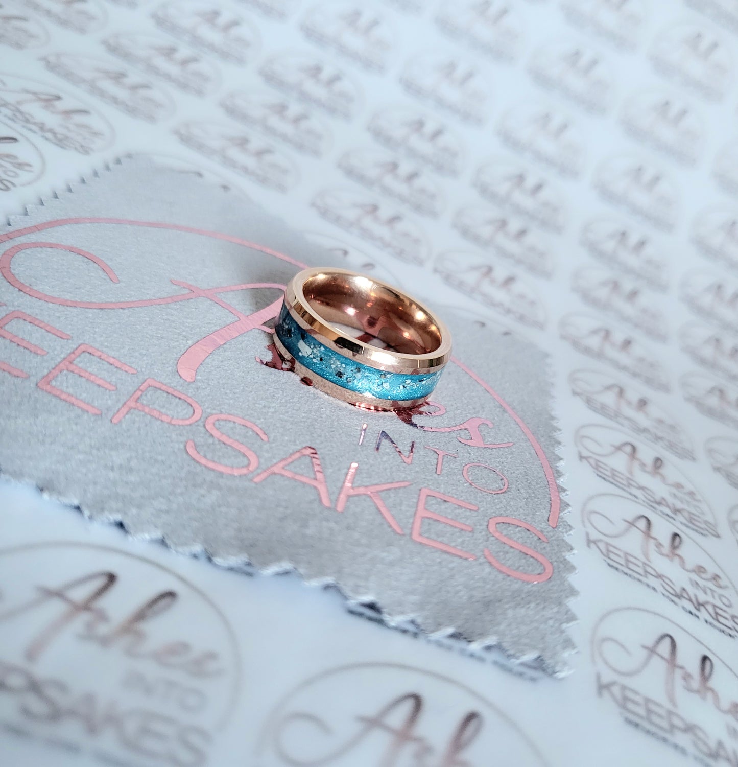 Rose Gold Channel Ring