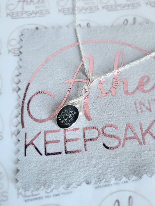 Oval Droplet Pendant