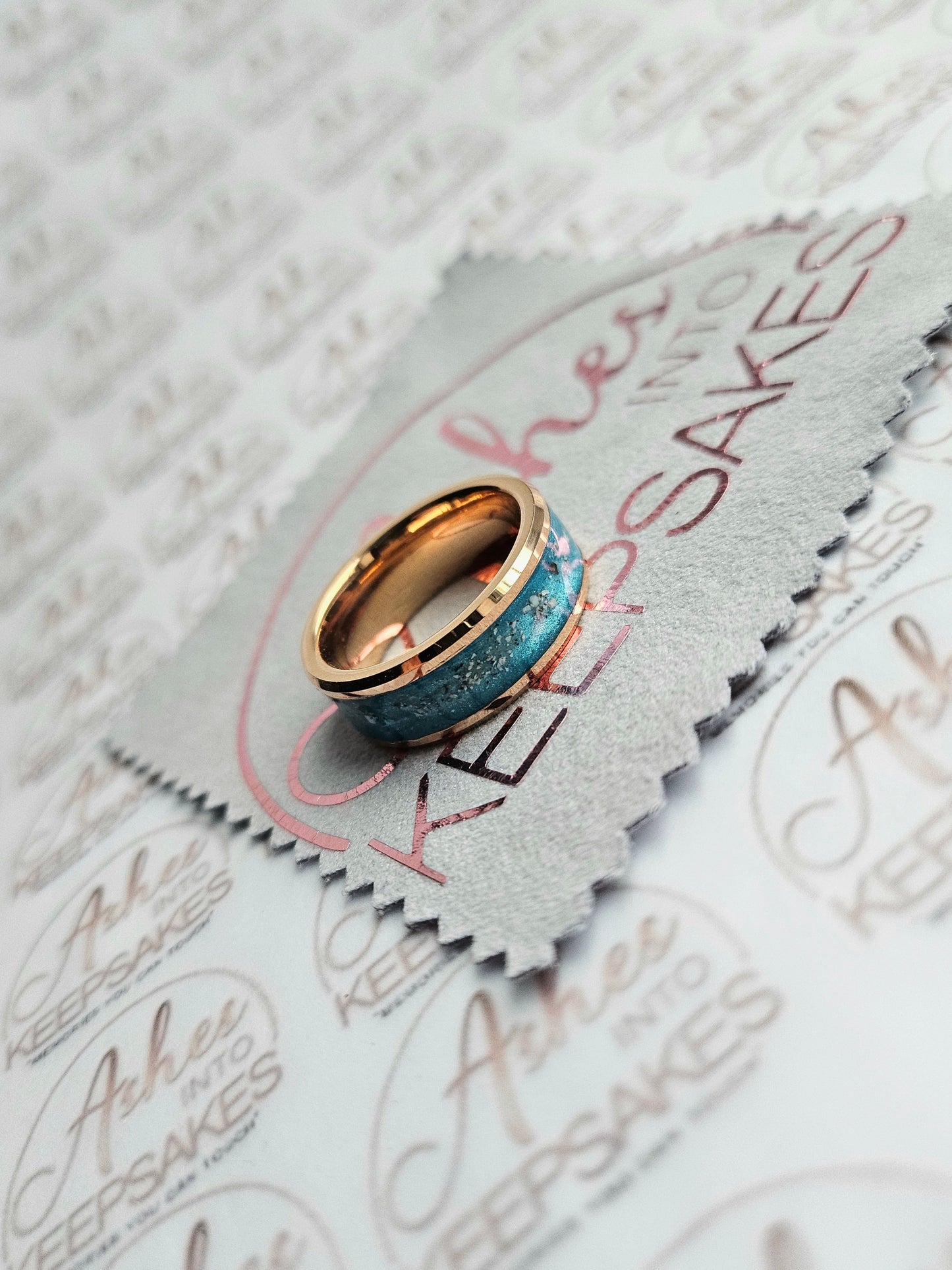 Rose Gold Channel Ring