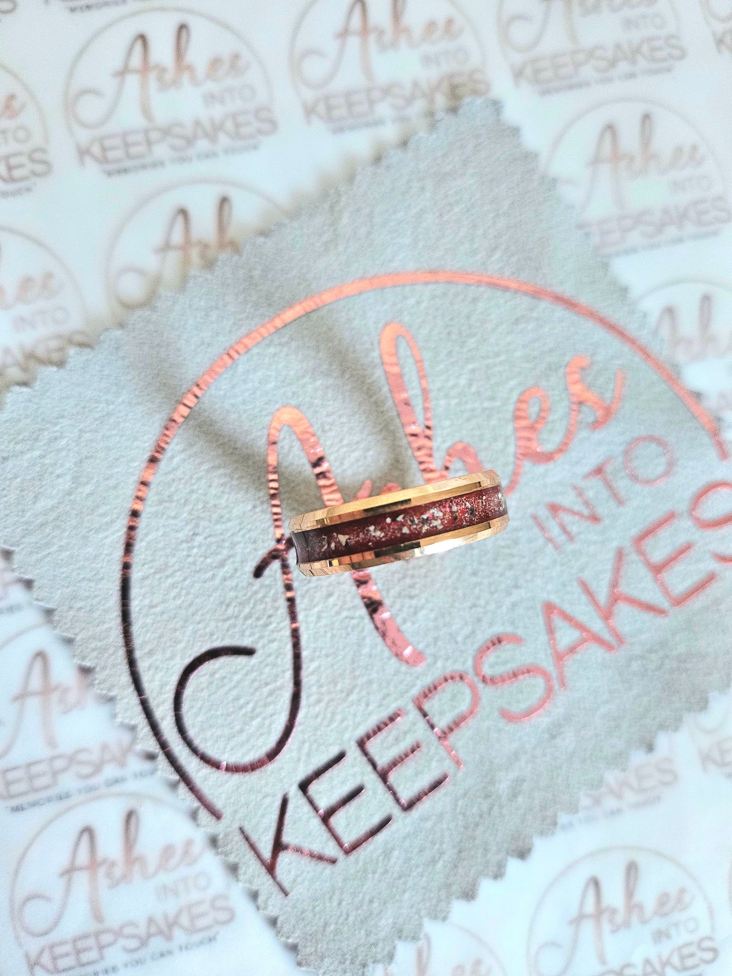 Rose Gold Channel Ring