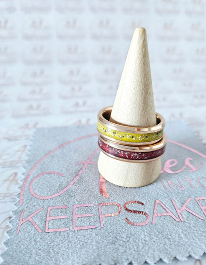 Rose Gold Channel Ring