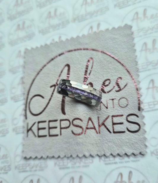 Hammered Channel Ring