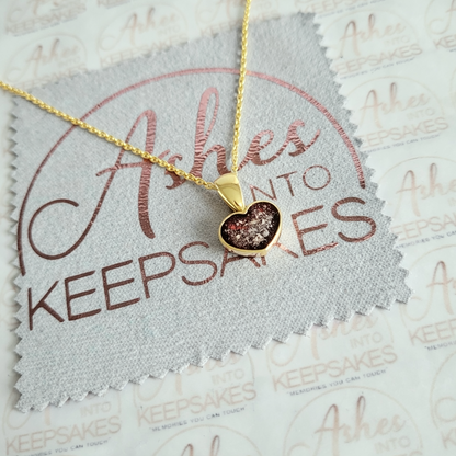 Gold Dainty Heart Pendant