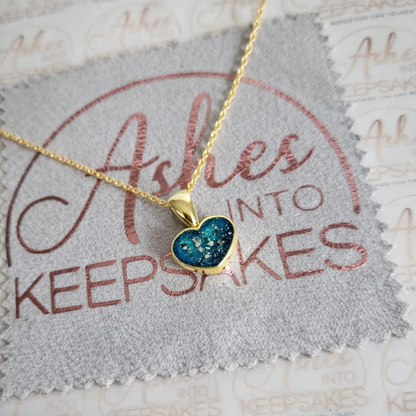 Gold Dainty Heart Pendant