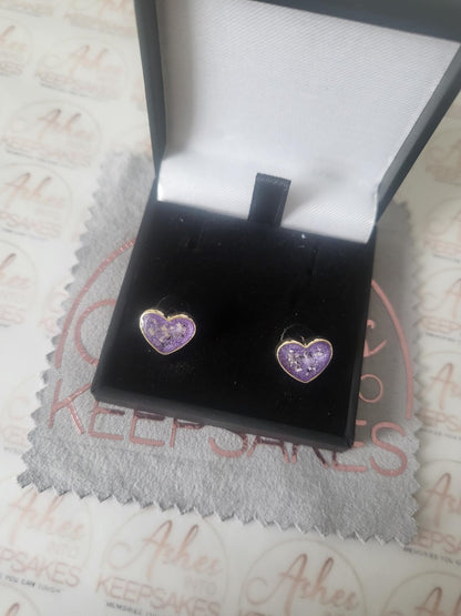 Gold Heart Earrings